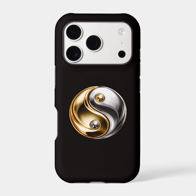 Black 4 Luxe iPhone 17 Pro, Harmony Yin Yang Case-Mate iPhone Case (Back)