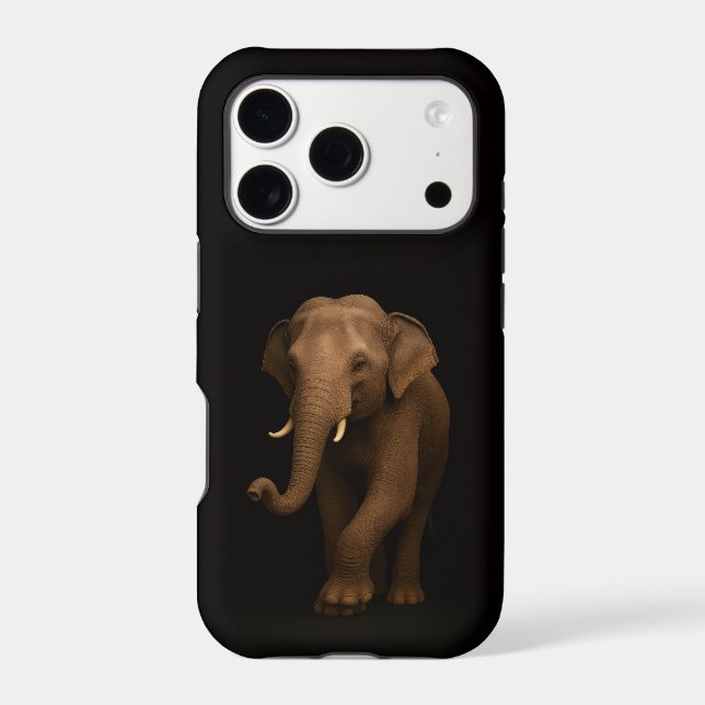 Black 4 Luxe iPhone 17 Pro, Indian Elephant Case-Mate iPhone Case (Back)
