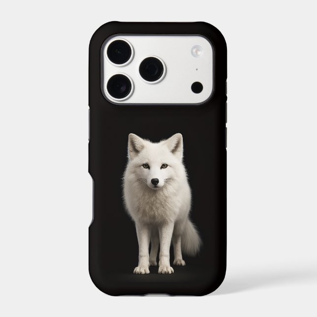 Black 4 Luxe iPhone 17 Pro, Ivory Arctic Fox Case-Mate iPhone Case (Back)