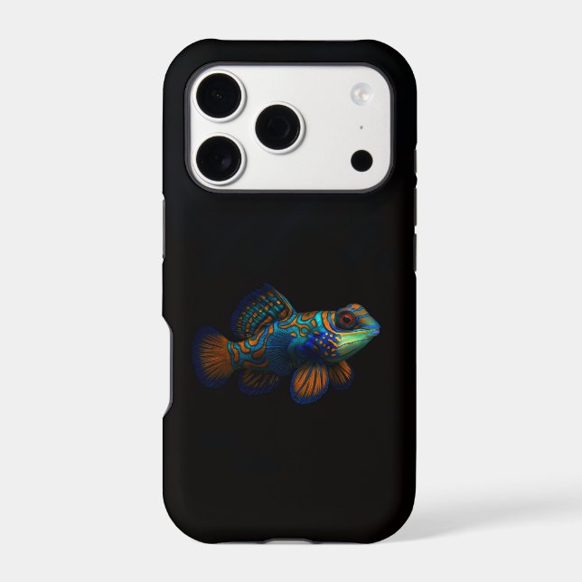 Black 4 Luxe iPhone 17 Pro, Mandarin Dragonet Case-Mate iPhone Case (Back)