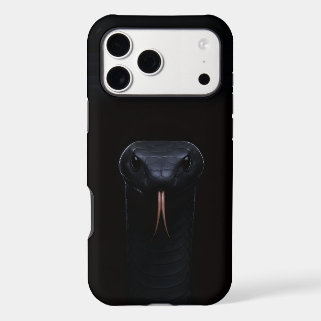 Black 4 Luxe iPhone 17 Pro Max Black Mamba Case-Mate iPhone Case (Back)