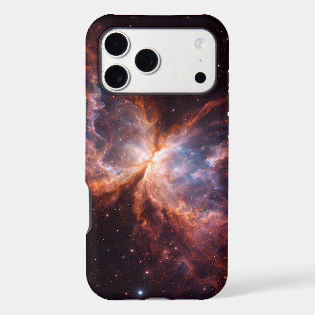 Black 4 Luxe iPhone 17 Pro Max, Butterfly Nebula Case-Mate iPhone Case (Back)