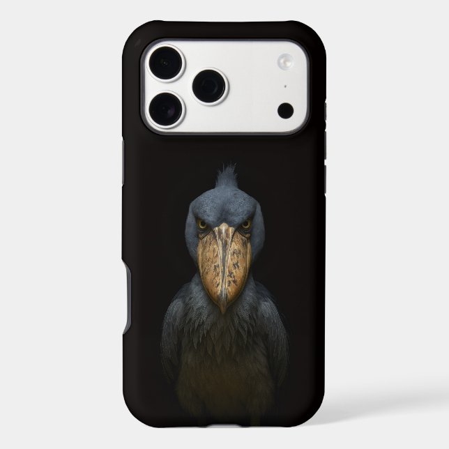 Black 4 Luxe iPhone 17 Pro Max Exotic Shoebill Case-Mate iPhone Case (Back)
