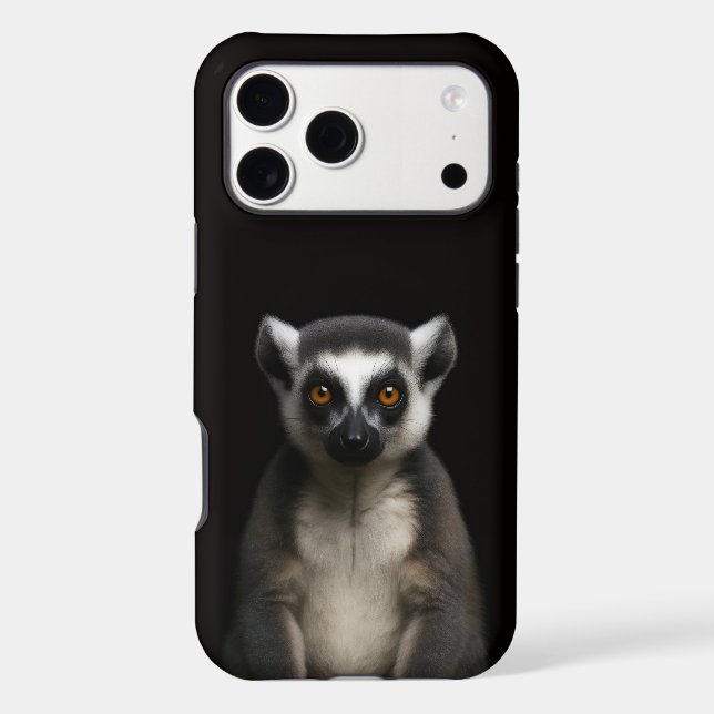 Black 4 Luxe iPhone 17 Pro Max, Gentle Lemur Case-Mate iPhone Case (Back)