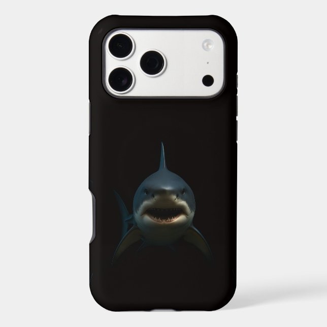 Black 4 Luxe iPhone 17 Pro Max Great White Shark Case-Mate iPhone Case (Back)