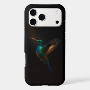 Black 4 Luxe iPhone 17 Pro Max Hummingbird flying Case