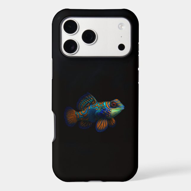 Black 4 Luxe iPhone 17 Pro Max Mandarin Dragonet Case-Mate iPhone Case (Back)