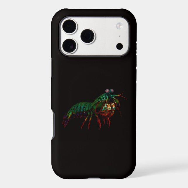 Black 4 Luxe iPhone 17 Pro Max, Mantis Shrimp Case-Mate iPhone Case (Back)