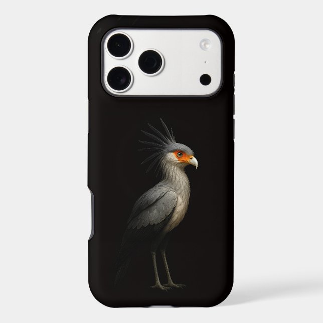 Black 4 Luxe iPhone 17 Pro Max Secretary Bird Case-Mate iPhone Case (Back)