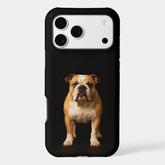 Black 4 Luxe iPhone 17 Pro Max Stamina Bulldog Case-Mate iPhone Case (Back)