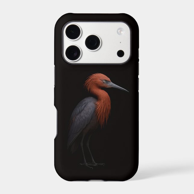 Black 4 Luxe iPhone 17 Pro, Reddish Egret Case-Mate iPhone Case (Back)
