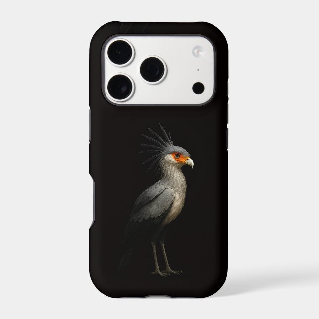 Black 4 Luxe iPhone 17 Pro, Secretary Bird Case-Mate iPhone Case (Back)