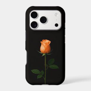 Black 4 Luxe iPhone 17 Pro, Sunset Orange Rose Pro Case