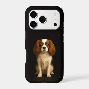 Black 4 Luxe iPhone 17 Pro, Sweet Cavalier Spaniel iPhone 17 Pro Case