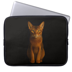 Black 4 Luxe Laptop Sleeve, Abyssinian Beauty Sleeve