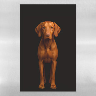Black 4 Luxe Magnetic Sheet, Agile Vizsla Dog Dry Erase Sheet