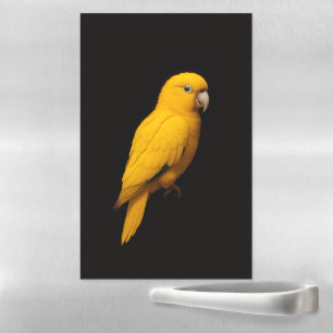 Black 4 Luxe Magnetic Sheet, Golden Parakeet Magnetic Dry Erase Sheet