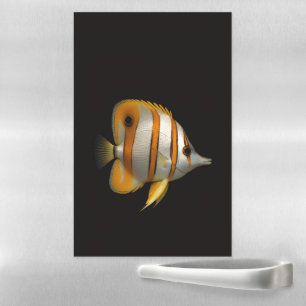 Black 4 Luxe Magnetic Sheet, Reef Butterflyfish Magnetic Dry Erase Sheet