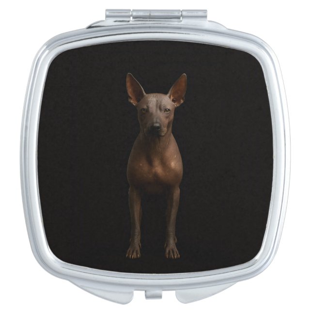 Black 4 Luxe mirror, Argentina Pila Dog Compact Mirror (Front)