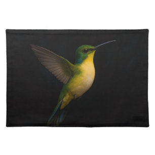 Black 4 Luxe MoJo Placemat with Flying Bird