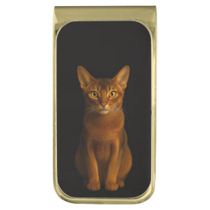 Black 4 Luxe Money Clip with Abyssinian Beauty