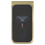 Black 4 Luxe Money Clip with Black Mamba