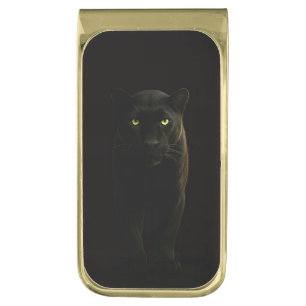 Black 4 Luxe Money Clip with Black Panther