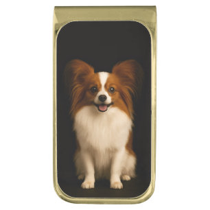 Black 4 Luxe Money Clip with Refined Papillon