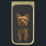 Black 4 Luxe Money Clip with Yorkshire Terrier<br><div class="desc">Add a touch of refined elegance and confident small-breed presence to your everyday essentials with the Black 4 Luxe Money Clip featuring the Yorkshire Terrier, rendered with exceptional realism against the flawlessly uniform deep-black background that defines the Black 4 Luxe identity. The Yorkshire Terrier is presented in a poised, attentive...</div>