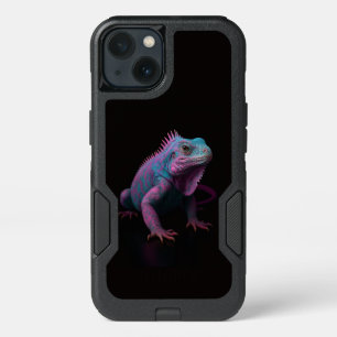 Black 4 Luxe OtterBox iPhone 13 case, Pink Iguana