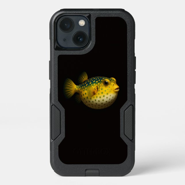 Black 4 Luxe OtterBox iPhone 13, Putterfish 13 Case (Back)