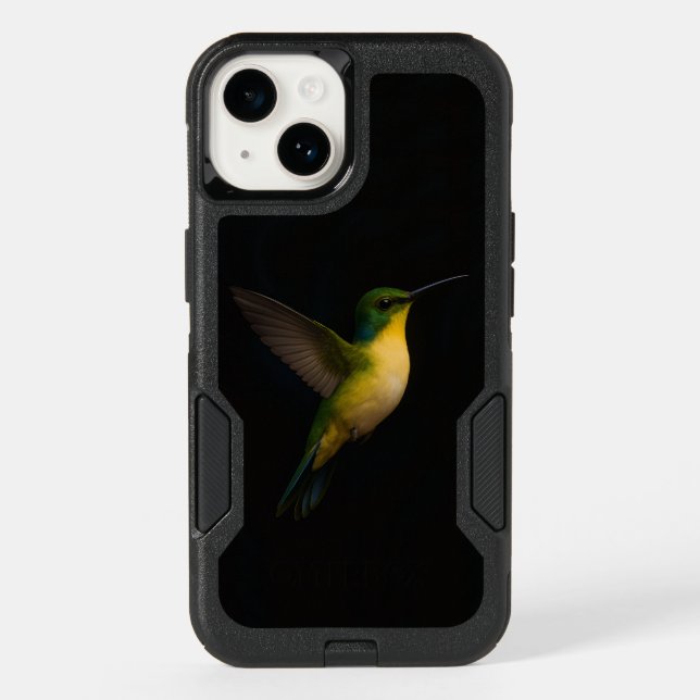 Black 4 Luxe OtterBox iPhone 14 Case, Flying Bird (Back)