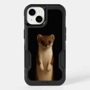 Black 4 Luxe Otterbox iPhone 14, Elegant Weasel