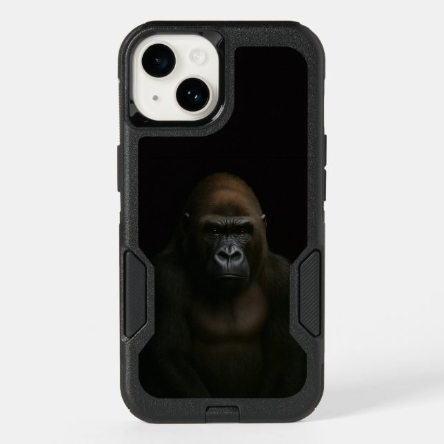 Black 4 Luxe Otterbox iPhone 14, Gorilla (Back)