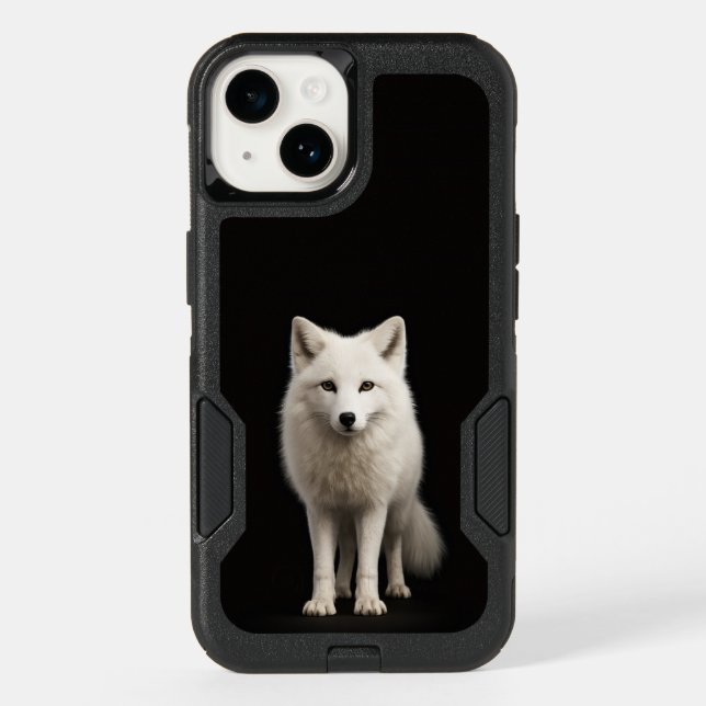 Black 4 Luxe Otterbox iPhone 14 Ivory Arctic Fox (Back)
