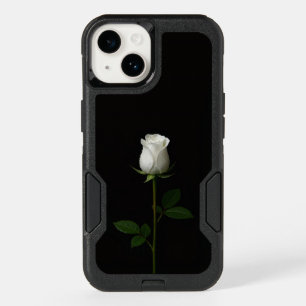 Black 4 Luxe Otterbox iPhone 14, Pure White Rose