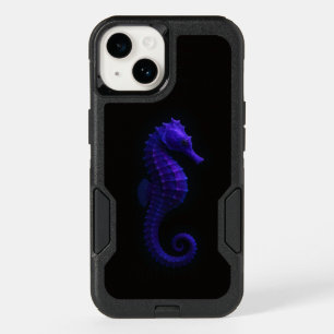 Black 4 Luxe OtterBox iPhone 14, Violet Seahorse