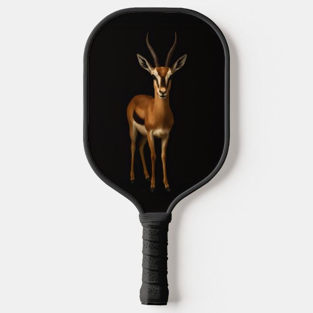 Black 4 Luxe Pickleball Paddle, Elegant Gazella Paddle (Back)