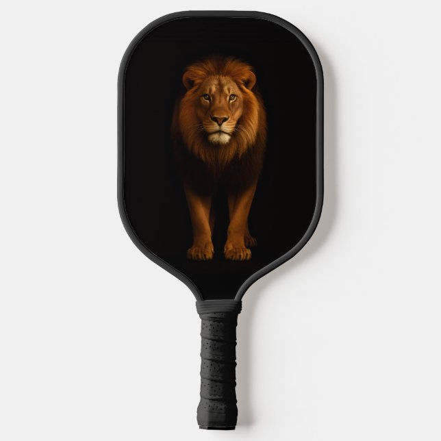 Black 4 Luxe Pickleball Paddle, Majestic Lion Pickleball Paddle (Back)