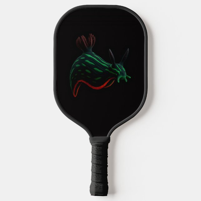 Black 4 Luxe Pickleball Paddle, Neon Sea Slug Pickleball Paddle (Back)