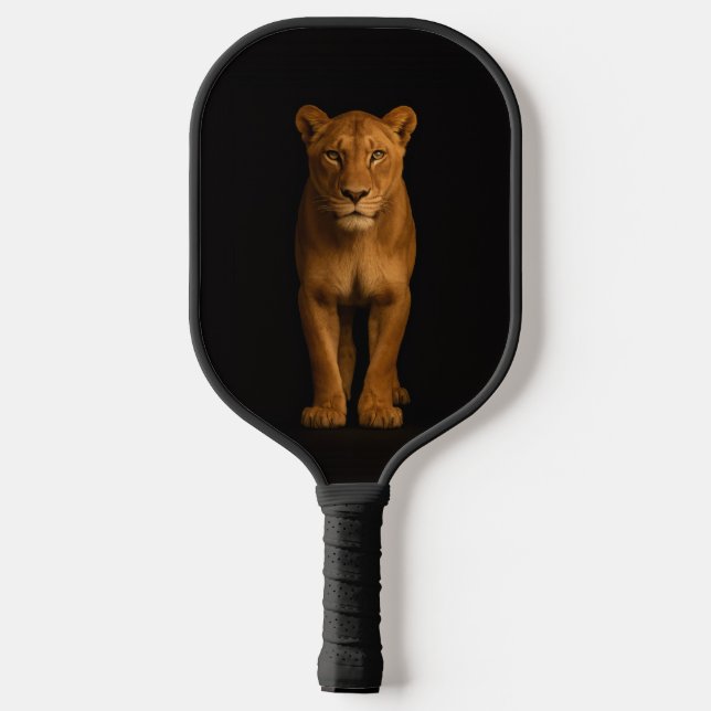 Black 4 Luxe Pickleball Paddle, Noble Lioness Pickleball Paddle (Back)