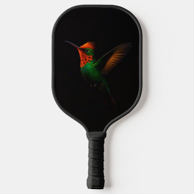 Black 4 Luxe Pickleball Paddle, Tufted Coquette Paddle (Back)
