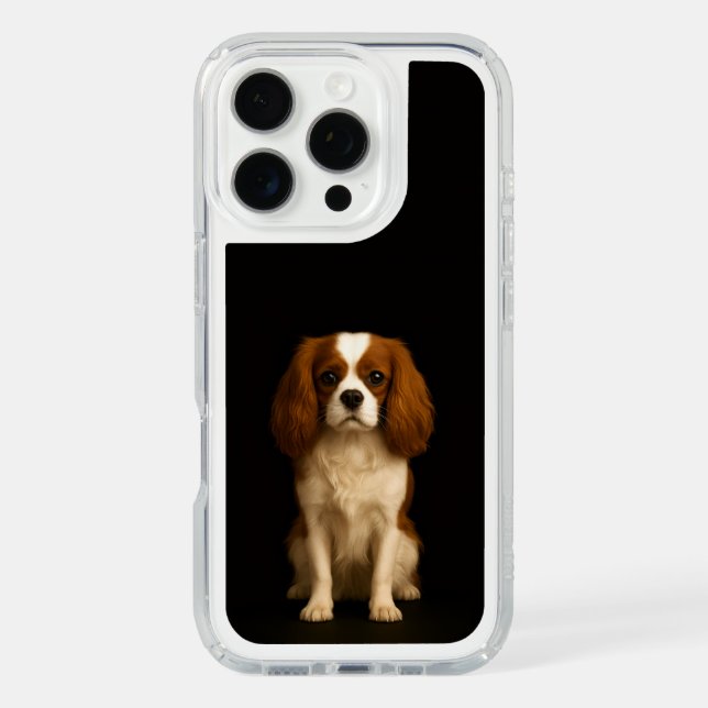 Black 4 Luxe Presidio case, Cavalier Spaniel Speck iPhone Case (Front)