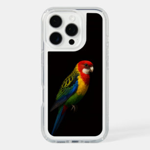 Black 4 Luxe Presidio case, Eastern Rosella iPhone 16 Pro Case