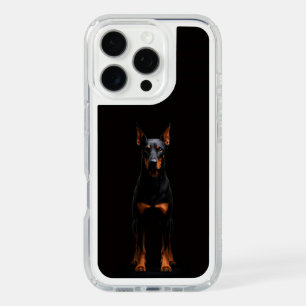 Black 4 Luxe Presidio case, Guardian Doberman iPhone 16 Pro Case
