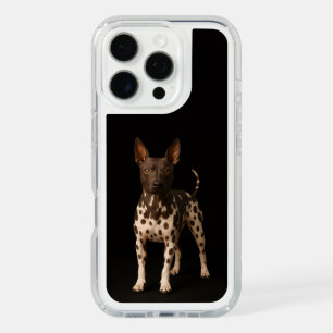 Black 4 Luxe Presidio case, Hairless Terrier Dog iPhone 16 Pro Case