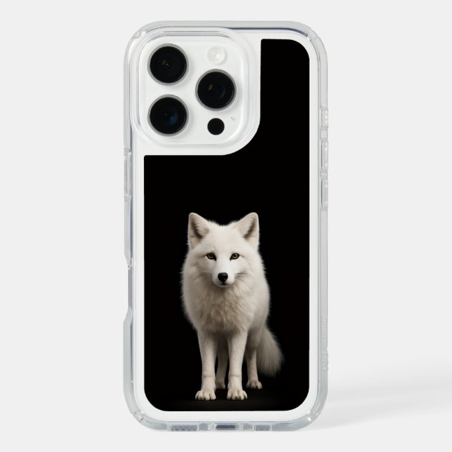 Black 4 Luxe Presidio case, Ivory Arctic Fox Speck iPhone Case (Front)