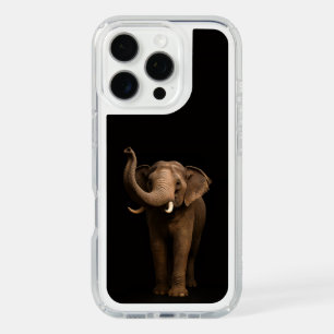 Black 4 Luxe Presidio case, Mighty Elephant iPhone 16 Pro Case
