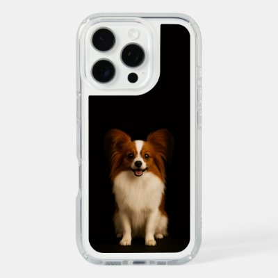 Black 4 Luxe Presidio case, Refined Papillon iPhone 16 Pro Case