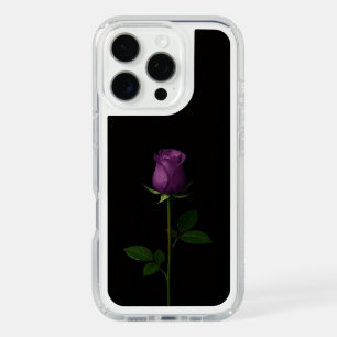 Black 4 Luxe Presidio case, Royal Violet Rose iPhone 16 Pro Case